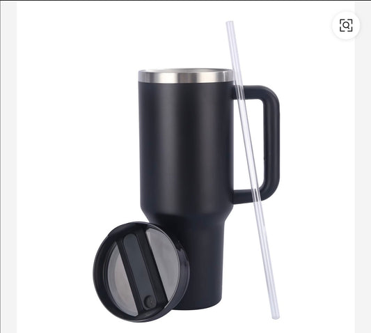 ZUZU BY SASSOU INSULATED TUMBLER WITH STRAW