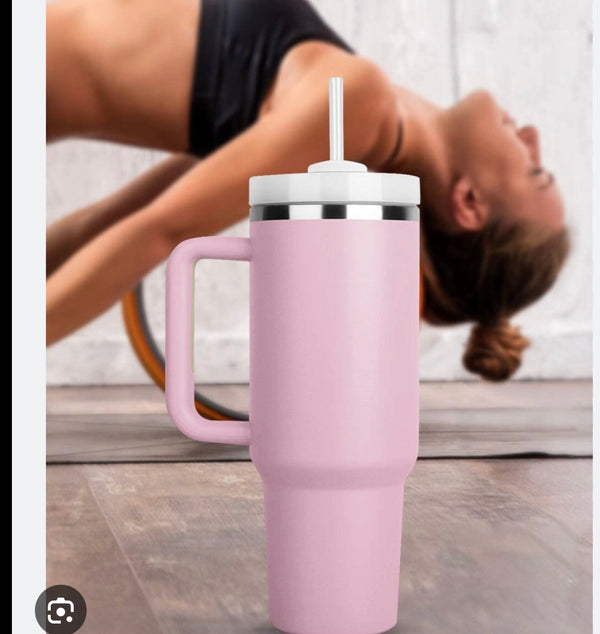 ZUZU BY SASSOU INSULATED TUMBLER WITH STRAW